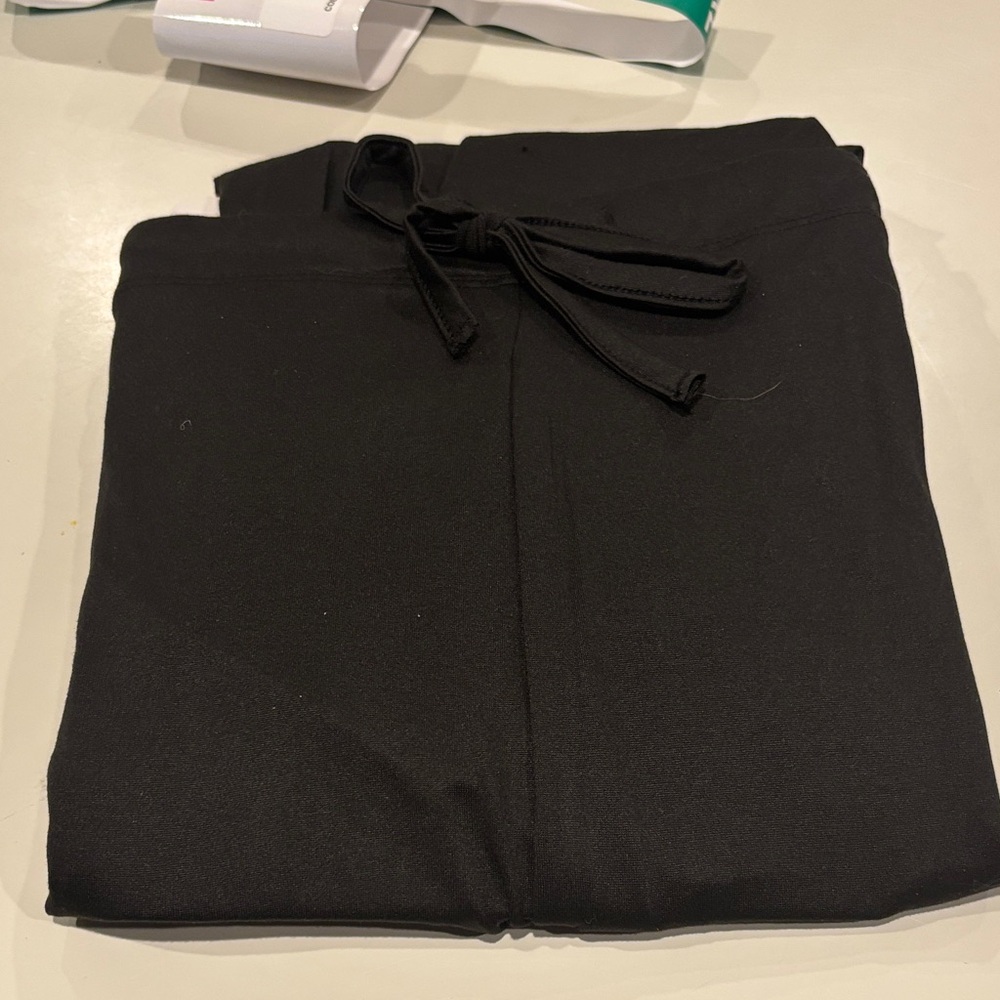 Black Soft Sleep Pants - Picture 3 of 5